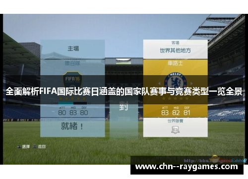 全面解析FIFA国际比赛日涵盖的国家队赛事与竞赛类型一览全景 全面解析FIFA国际比赛日涵盖的国家队赛事与竞赛类型一览全景