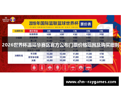 2026世界杯温哥华赛区官方公布门票价格范围及购买细则 2026世界杯温哥华赛区官方公布门票价格范围及购买细则